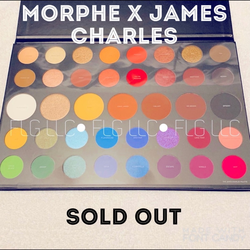 Morphe James Charles Eyeshadow Palette SOLD OUT